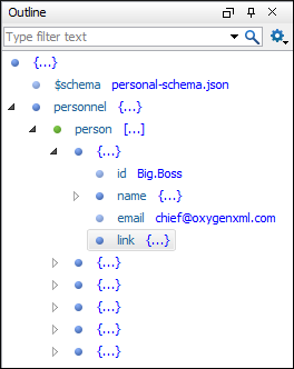 JSON Outline View