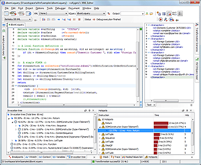 XQuery Profiling Interface