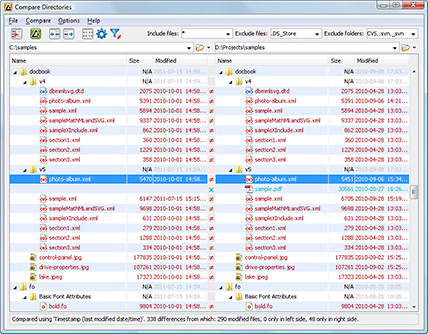 Comparing Directories