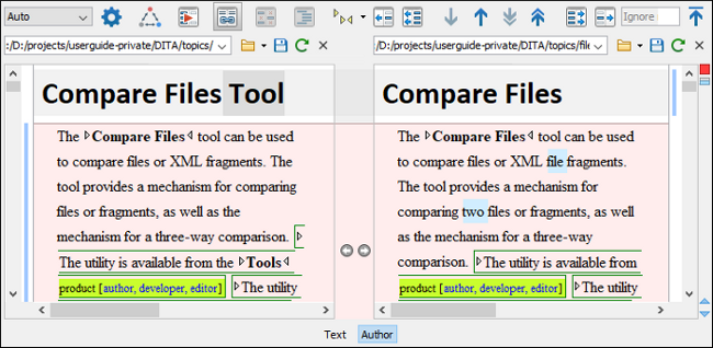 Visual Author Mode