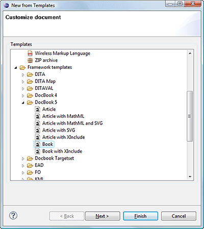 Configurable document templates