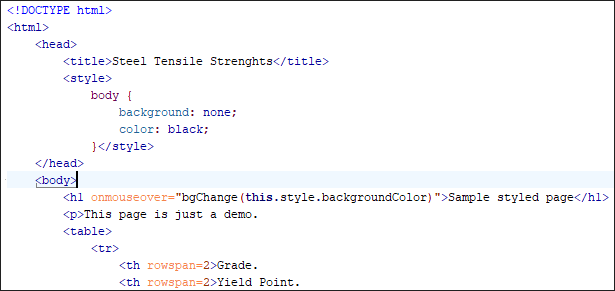 Syntax Highlights