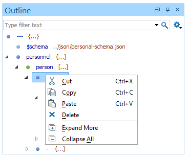 YAML Outline View