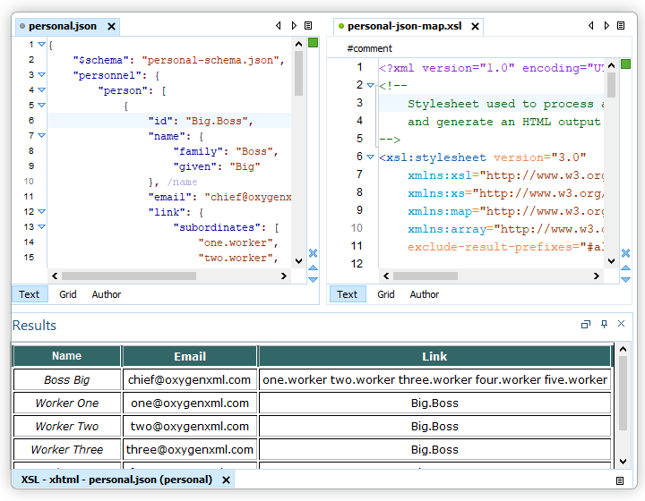 JSON Transformation