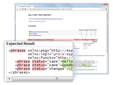 XSLT Unit Testing