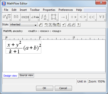 MathFlow Structure Editor