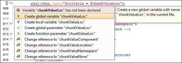 XSLT Quick Fixes