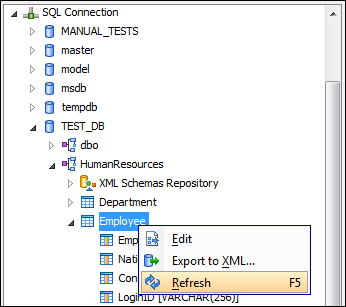 Relational Database Browser