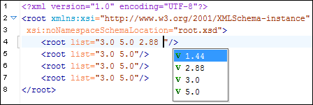 Enumeration Content Completion