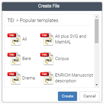 TEI Templates