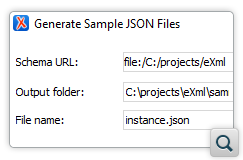 Generate Sample JSON Files