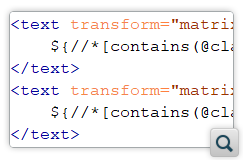 Support for XPath Expressions in SVG Templates for CSS-based PDF