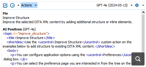 Improve Structure Action