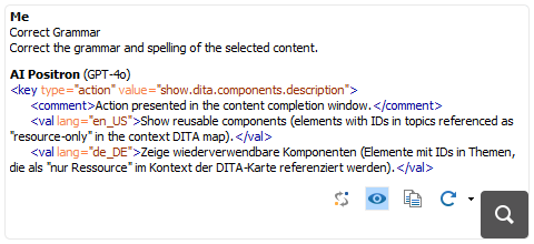 Preview Responses When Using AI Features in Text Mode