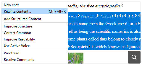 New Floating Input Box to Provide Instructions to AI