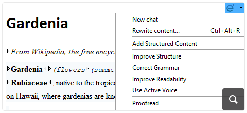 AI Positron Assistant Widget