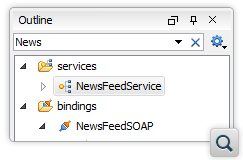 WSDL Outline View